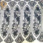 Afrika Boncuklu Payetler İşlemeli Elbise Dantel Kumaş 91.44Cm Uzunluk