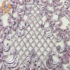 Parti Elbise için Elegance Güzel El Yapımı Dantel Kumaş% 20 Polyester