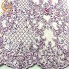 Parti Elbise için Elegance Güzel El Yapımı Dantel Kumaş% 20 Polyester