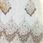 Özel Günler El Yapımı Boncuklu Payetli Nakışlı Elbise Dantel Kumaş